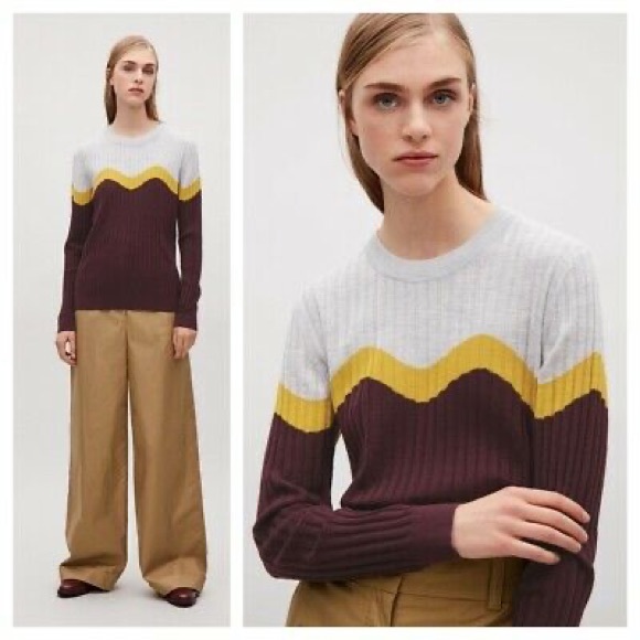 COS color block sweater - Picture 4 of 5